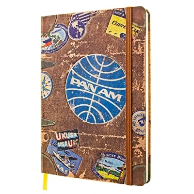 Afbeelding van Notitieboek Pan Am reisstickers