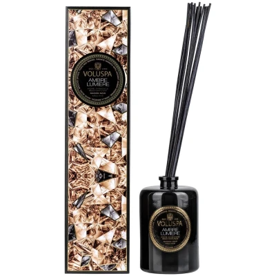 Afbeelding van Voluspa Maison Noir Ambre Lumiere Home Ambiance Diffuser Geurstokjes 177 ml