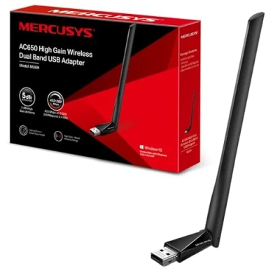 Afbeelding van Mercusys AC650 Netwerkadapter USB 2.0 Wi Fi 5