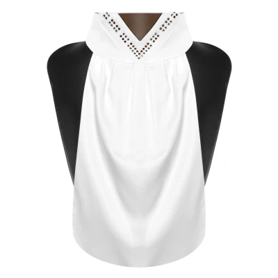 Image de Fair Play Plastron Faven Blanc/Marron S