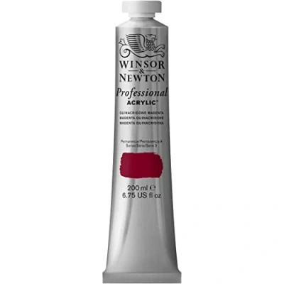 Afbeelding van Winsor &amp; Newton Professionele acryl tube 200 ml 545 Magenta Quinacridon