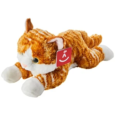 Afbeelding van Aurora Kater/kat/poes pluche knuffel rood 30 cm