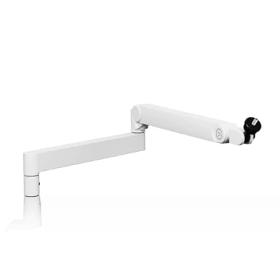 Afbeelding van Elgato Wave Mic Arm Pro White Microfoonarm met laag profiel, 360 graden draaibaar, gasveer, compatibel Elgato/Shure SM7B/Rode/Blue Yeti en meer, voor streaming/podcast