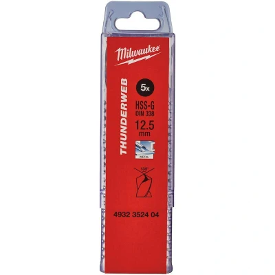 Afbeelding van MILWAUKEE 4932352404 THUNDERWEB HSS G metaalboor 12,5x151x101mm (5 st.)
