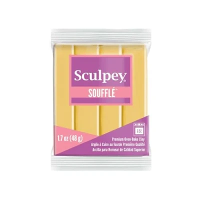 Afbeelding van Souffle Yellow ochre klei 48 gr Sculpey