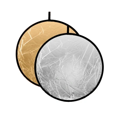 Afbeelding van Caruba Reflectiescherm 2 in 1 Goud &amp; Zilver, 80cm