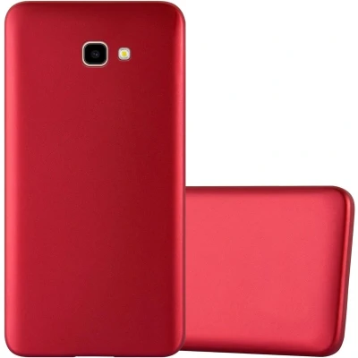 Afbeelding van Cadorabo Hoesje geschikt voor Samsung Galaxy J4 PLUS in METALLIC ROOD Beschermhoes gemaakt van flexibel TPU silicone Case Cover