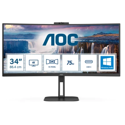 Afbeelding van AOC CU34V5CW/BK