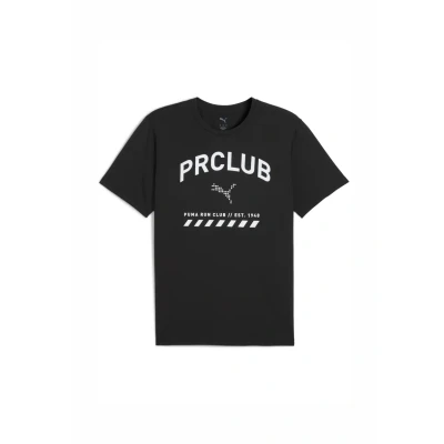 Afbeelding van PUMA RUN CLUB Graphic Mesh Tee Men voor Heren, Zwart, Maat S
