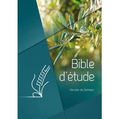 Image de Bible d&#039;étude Version Semeur, rigide verte, olivier