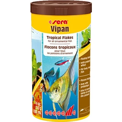 Afbeelding van Sera Vipan vlokken visvoer gemengd aquarium 1 liter