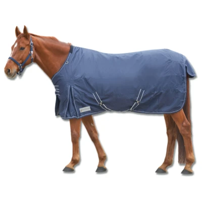 Afbeelding van Waldhausen Outdoordeken Economic 200 Grams Blauw Paardendekens 185 Gram