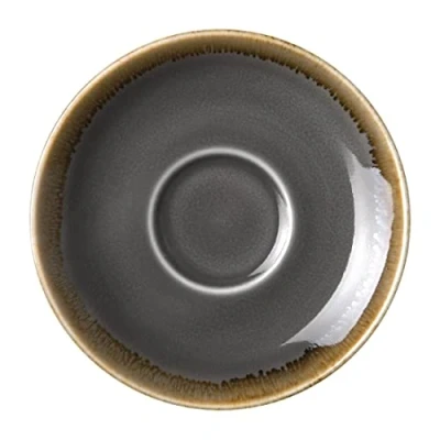 Afbeelding van Olympia Kiln espressoschotels grijs 11,5cm (6 stuks)
