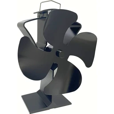 Afbeelding van Schoorsteen Ventilator Houtkachel Warmtekachel 4 Bladen Eco Open haard Log