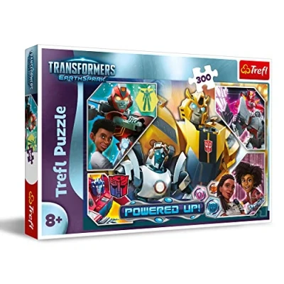 Afbeelding van Trefl Transformers: EarthSpark, in de wereld van transformers puzzel met 300 kleurrijke elementen sprookjesfiguren, plezier voor kinderen vanaf 8 jaar