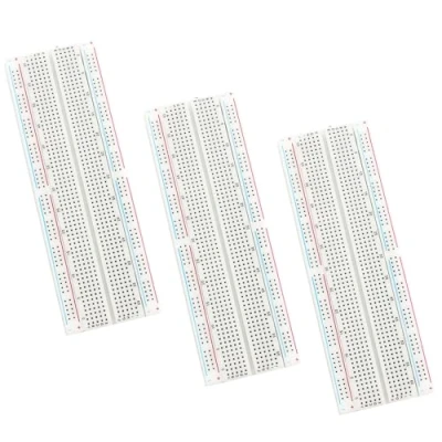 Afbeelding van GERUI 3 stuks 830 pin naadloze PCB prototype testpanelen voor Arduino Proto Shield Distribution verbindingsblokken