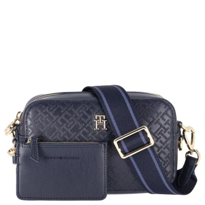 Afbeelding van Tommy Hilfiger Distinct Camera BAG MONO Schoudertas, Dames, Maat: One Size, Blue