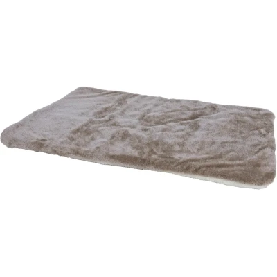 Afbeelding van De Boon Pluche Hondendeken Supersoft 2 zijdig Taupe/Beige Afmetingen: 100x75 cm