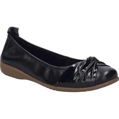 Afbeelding van Josef Seibel Fenja Ballerina&#039;s, Dames, Maat: 36, Schwarz Leer