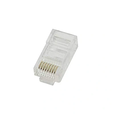 Afbeelding van LogiLink RJ45 connector CAT5e MP0002 Stekker, recht Aantal polen: 8P8C Transparant 100 stuk(s)