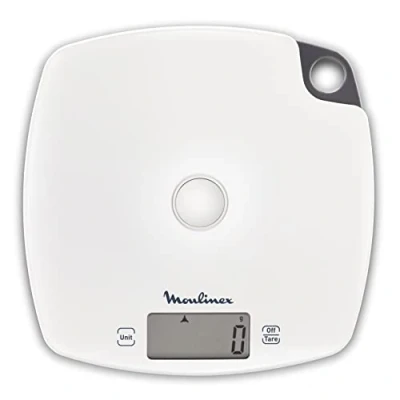 Afbeelding van Moulinex BN1000 Grijs, Wit Vierkant Elektronische keukenweegschaal