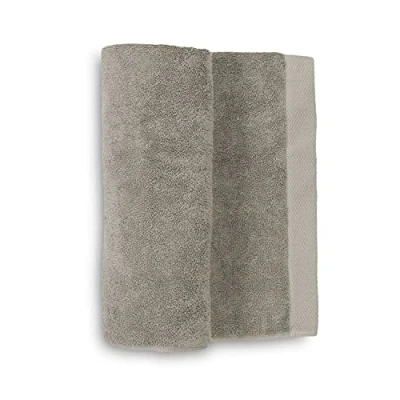 Afbeelding van Heckett &amp; Lane 2 pack katoen strandlakens taupe 90x180 luxe uitstraling huidvriendelijk en duurzaam