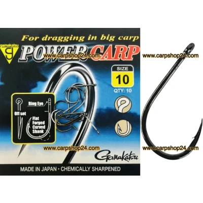 Afbeelding van Gamakatsu G Power Carp Ringed Eye Barbed (10 pcs) Maat : 16