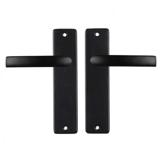 Afbeelding van Deurklink met blindschild Starx Blok (Aluminium, Zwart)