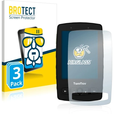 Afbeelding van BROTECT Screenprotector voor TwoNav Aventura 2 Motor Folie Beschermfolie Beschermglas transparant (3 Stuks)