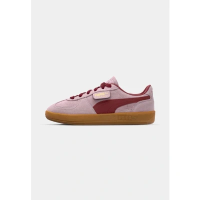 Afbeelding van Puma Palermo Unisex Sneakers laag, Maat: 43, Rose mauve/dark crimson Veloursleer