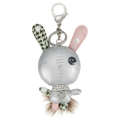 Afbeelding van Swarovski Mathilde Silver tasaccessoire, Leer, kristal Swarovski,