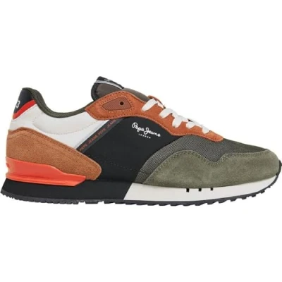 Afbeelding van Pepe Jeans London Grade M Sneakers laag, Maat: 44, Dusky green Kunststof