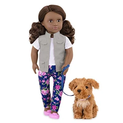 Afbeelding van Our Generation BD31202C1Z pop met hond Malia