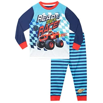 Afbeelding van Blaze en de monstermachines pyjamaset jongens, Blauw