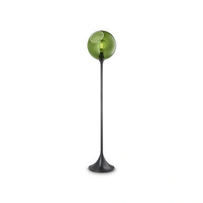 Afbeelding van Ballroom vloerlamp, groen, glas, handgeblazen, dimbaar
