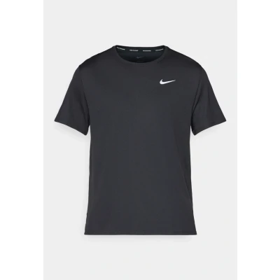 Afbeelding van Nike Performance Miler Sport Tshirt, Heren, Maat: Medium, Black/silver