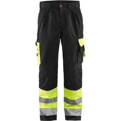 Afbeelding van Blaklader Werkbroek High Vis 1584 1860 Geel/Zwart D100