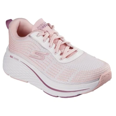 Afbeelding van Skechers MAX Cushioning Elite 2.0 Sneakers laag, Dames, Maat: 38, Light pink/raspberry Textiel/ synthetisch