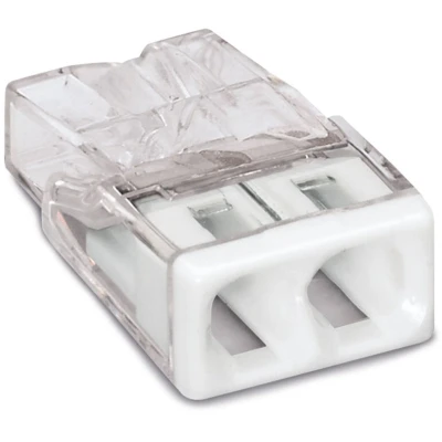Afbeelding van WAGO 2 x 0,5 2,5mm² Transparant wit (100 stuks)
