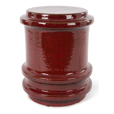 Afbeelding van Serax Marie Michielssen Pawn kruk D34.8cm h44.5cm donkerrood
