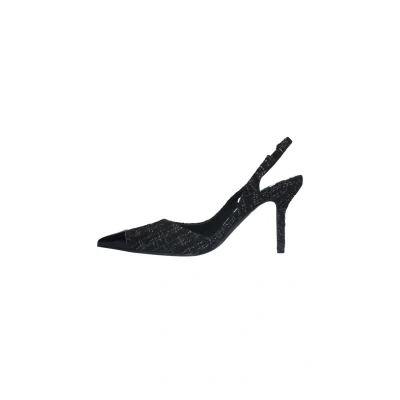 Afbeelding van Sacha Dames Zwarte slingback pumps Maat 42