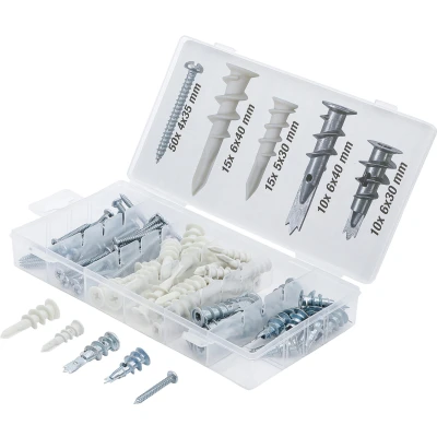 Afbeelding van BGS Assortiment gipsplaatpluggen 100 delig