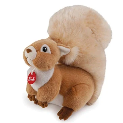 Afbeelding van Trudi Classic knuffel Eekhoorn 30 cm Hoge kwaliteit pluche Knuffeldier voor jongens en meisjes Bruin 15x25x30 maat M