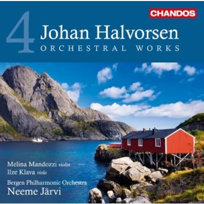 Afbeelding van Melina Mandozzi, Ilze Klava, Bergen Philharmonic Orchestra, Neeme Järvi Halvorsen: Orchestral Works, Volume 4 (CD)