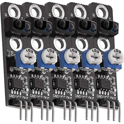Afbeelding van AZDelivery 3 x KY 033 Lijnen Folger Line Tracking Sensor Module TCRT5000 compatibel met Arduino Inclusief E Book!