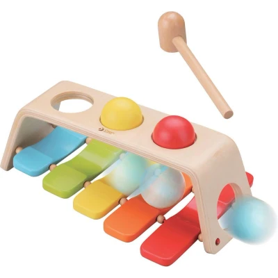 Afbeelding van Classic World 2in1 Hamerbank met Xlofoon, 5dlg.