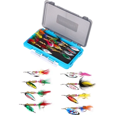 Afbeelding van Fish4All Spinner Box Willow 7cm 4.3g (8 Stuks)
