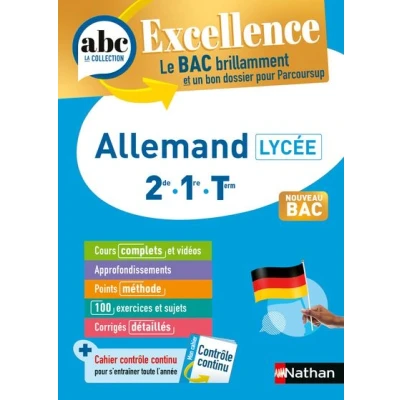 Image de ABC BAC Excellence Allemand 2de, 1re, Term.