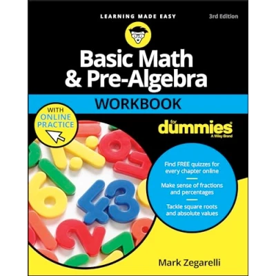 Afbeelding van Basic Math and Pre algebra Workbook for Dummies