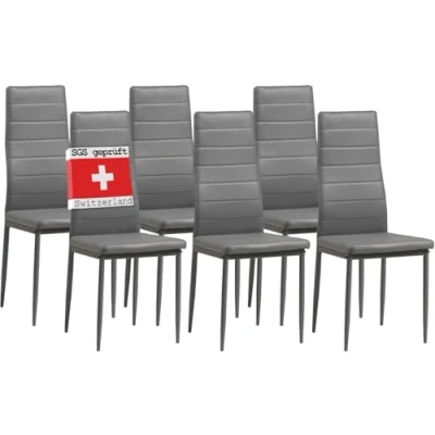 Afbeelding van Albatros 2700 Milano, set van 6 stoelen, grijs